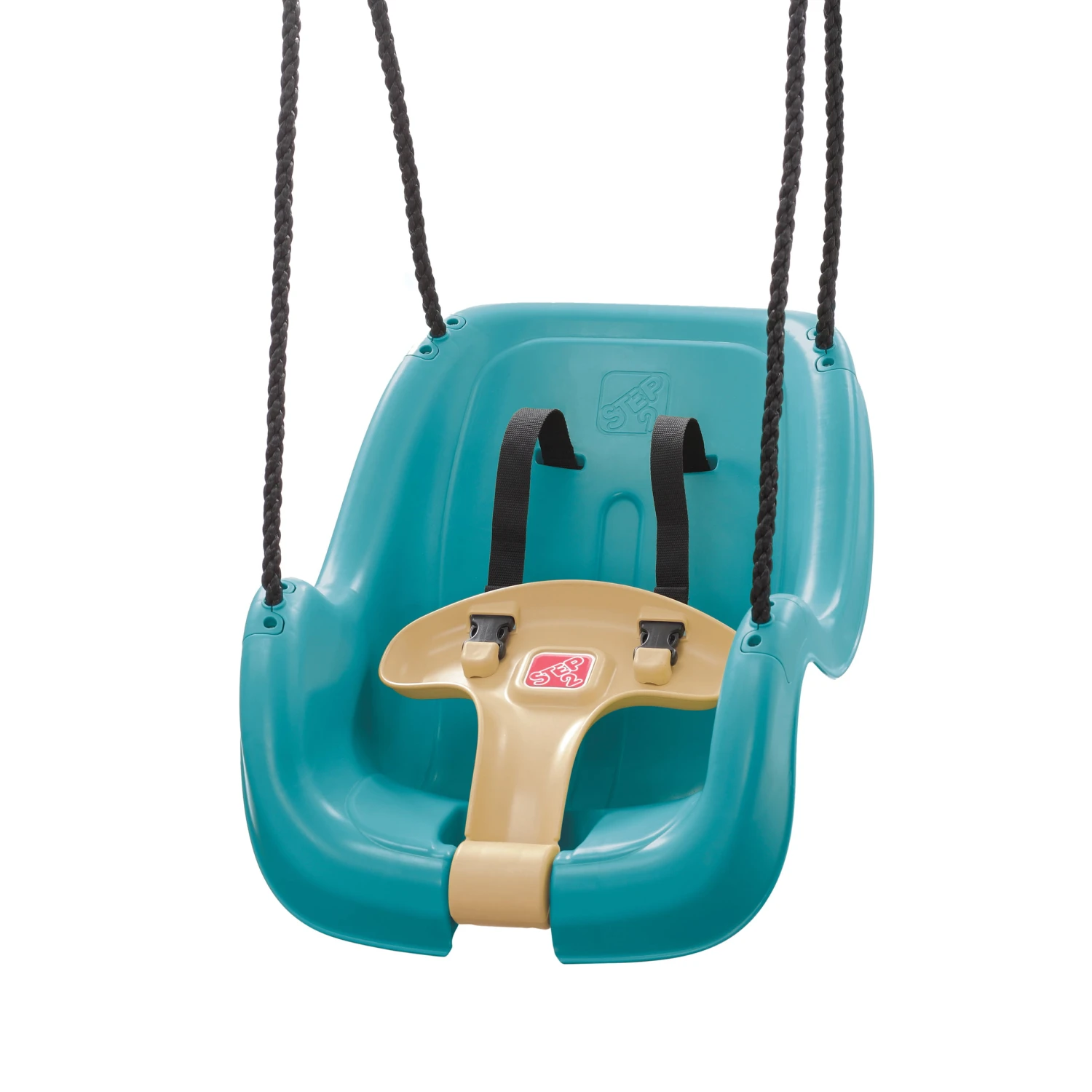 Step2 Teal Toddler Baby Swing Set Accessory With T-Bar And Weather-Resistant Ropes