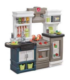 Step2 Modern Metro Play Kitchen With 33 Piece Accessory Play Set