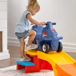 Step2 Blue Flash Up & Down Roller Coaster Ride-On Toy 7 Step2 Blue Flash Up & Down Roller Coaster Ride-On Toy -Step2 5807390 ALT4