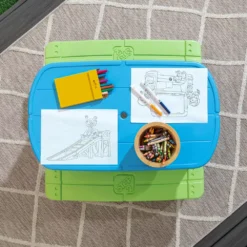 Step2 Sun & Shade Picnic Table & Umbrella Set 9 Step2 Sun & Shade Picnic Table & Umbrella Set -Step2 6193741 ALT3