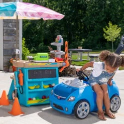 Step2 Stop & Go Market Toddler Blue Kids Plastic Playset With Umbrella -Step2 80af4e12 4df6 4c91 80a9 0b6d6cee93ce.8cc0ebee2088abb71d4a129b01d89c07