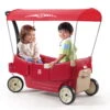 Step2 All Around Canopy Wagon Red Kids Wagon With Canopy