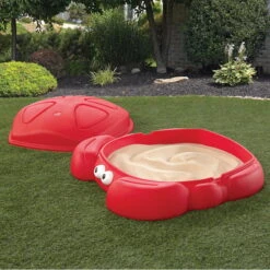 Step2 Crabbie Sandbox Kids Plastic Outdoor Sandbox With Cover -Step2 9de159a8 a2f1 4b22 b48a 9af2e65806cf.b0f8777b881efa188cb50780cf5d4e8b
