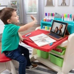 Step2 Flip & Doodle Easel Desk With Stool -Step2 GUEST b820fd34 53e1 4b6a af2c 8ea695e766cd