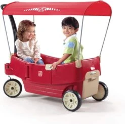 Step2 All Around Canopy Wagon, Red