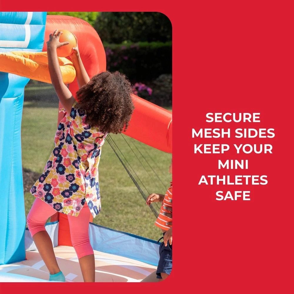 Step2 MAX Sports Full Court Basketball ‘n Slide Inflatable Bouncer 4 Step2 MAX Sports Full Court Basketball ‘n Slide Inflatable Bouncer - Image 4
