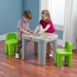 Step2 Mighty My Size Table & Chairs Set -Step2 Step2 Mighty My Size Table Chairs Set Furniture Step2 Toycra 3