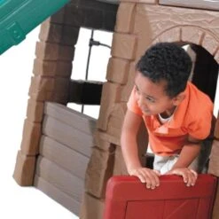 Step2 Naturally Playful Adventure Lodge Play Center With Glider -Step2 Step2 Naturally Playful Adventure Lodge Play Center with Glider Outdoor Toys Step2 Toycra 5