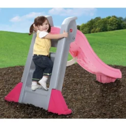 Step2 Naturally Playful Big Folding Slide Pink, Toddlers -Step2 Step2 Naturally Playful Big Folding Slide Pink Toddlers2