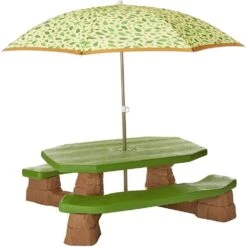 Step2 Picnic Table With Umbrella (Bright)