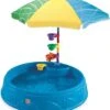 Step2 Play & Shade Pool For Toddlers | Plastic Kids Outdoor Pool, Multicolor
