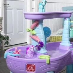 Step2 Rain Showers & Unicorns Water Table – Kids Purple Water Play Table With 13-Pc Unicorn Accessory Set -Step2 Step2 Rain Showers Unicorns Water Table – Kids Purple Water Play Table with 13 Pc Unicorn Accessory Set58