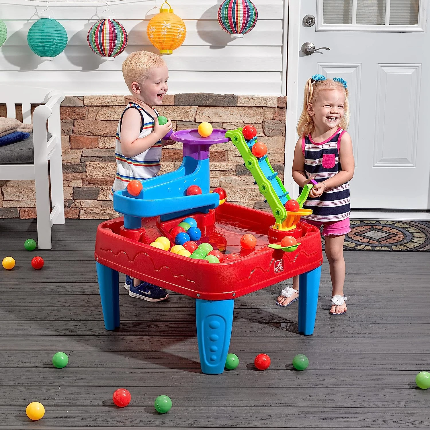 Step2 STEM Discovery -Ball Table | Wet Or Dry Water Table & Activity Table | Toddler -Ball Play Table With Play -Balls Included 4 Step2 STEM Discovery -Ball Table | Wet Or Dry Water Table & Activity Table | Toddler -Ball Play Table With Play -Balls Included - Image 4