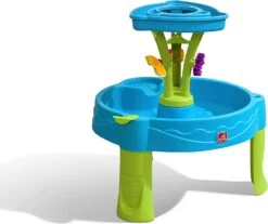 Step2 -Step2 Step2 Summer Showers Splash Tower Water Table Kids Water Play Table with 8 Pc Water Toy Accessory Set1