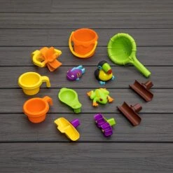 Step2 -Step2 Step2 Tropical Rainforest Water Table Colorful Kids Water Play Table with 13 Pc Accessory Set Blue Green1