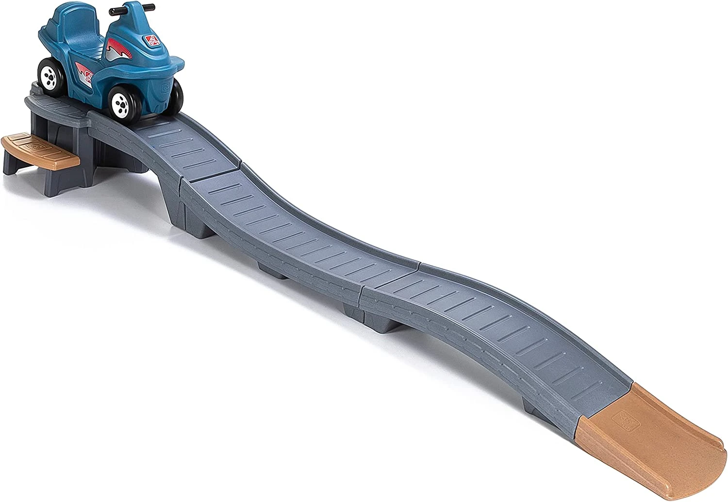 Step2 Up & Down Roller Coaster For Kids, Platinum Edition – Ride On Toy For Indoor/Outdoor Use – Compact Storage, Skill Building Toddler Toys, Gray & Blue 1 Step2 Up & Down Roller Coaster For Kids, Platinum Edition – Ride On Toy For Indoor/Outdoor Use – Compact Storage, Skill Building Toddler Toys, Gray & Blue