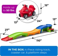Step2 Up & Down Roller Coaster For Kids, Rapid Ride & Hide Edition – Ride On Toy For Indoor/Outdoor Use – Compact Storage, Skill Building Toddler Toys, Multicolor 12 Step2 Up & Down Roller Coaster For Kids, Rapid Ride & Hide Edition – Ride On Toy For Indoor/Outdoor Use – Compact Storage, Skill Building Toddler Toys, Multicolor -Step2 Step2 Up Down Roller Coaster for Kids Rapid Ride Hide Edition – Ride On Toy for Indoor Outdoor Use – Compact Storage Skill Building Toddler Toys4