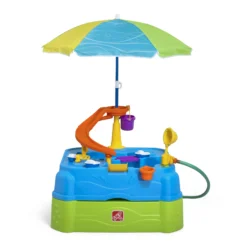 Step2 -Step2 Step2 Waterpark Wonders Two Tier Water Table for Toddler with Umbrella1