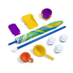 Step2 Waterpark Wonders Two-Tier Water Table For Toddler With Umbrella -Step2 Step2 Waterpark Wonders Two Tier Water Table for Toddler with Umbrella2