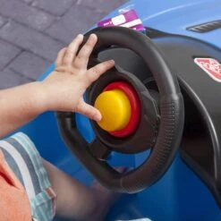 Step2 Whisper Ride Toddler Push Car, Blue – Ride On Toy With Included Seat Belt, Easy Storage And Transport, Steering Wheel For Pretend Play – Push Toy Car Makes A Great Stroller Alternative -Step2 Step2 Whisper Ride Toddler Push Car Blue – Ride On Toy with Included Seat Belt Easy Storage and Transport Steering Wheel for Pretend Play – Push Toy Car Makes a Great Stroller Alternative8