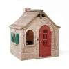 Step2 Naturally Playful Storybook Cottage Toddler Outdoor Playhouse For Kid, Brown