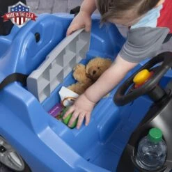 Step2 Whisper Ride Cruiser Push Car - Blue -Step2 step2 babies step2 whisper ride cruiser push car blue 37482761617629