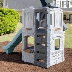 Step2 Enchanting Adventures 2-Story Playhouse & Slide -Step2 step2 outdoor step2 enchanting adventures 2 story playhouse slide 38912418283741