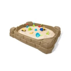 Step2 Naturally Playful Sandbox With Lid -Step2 step2 outdoor step2 naturally playful sandbox with lid 38613676228829