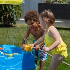 Step2 Waterpark Wonders Two-Tier Water Table -Step2 step2 outdoor step2 waterpark wonders two tier water table 38911668912349