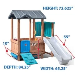Step2 Woodland Adventure Playhouse & Slide -Step2 step2 outdoor step2 woodland adventure playhouse slide 38923495768285